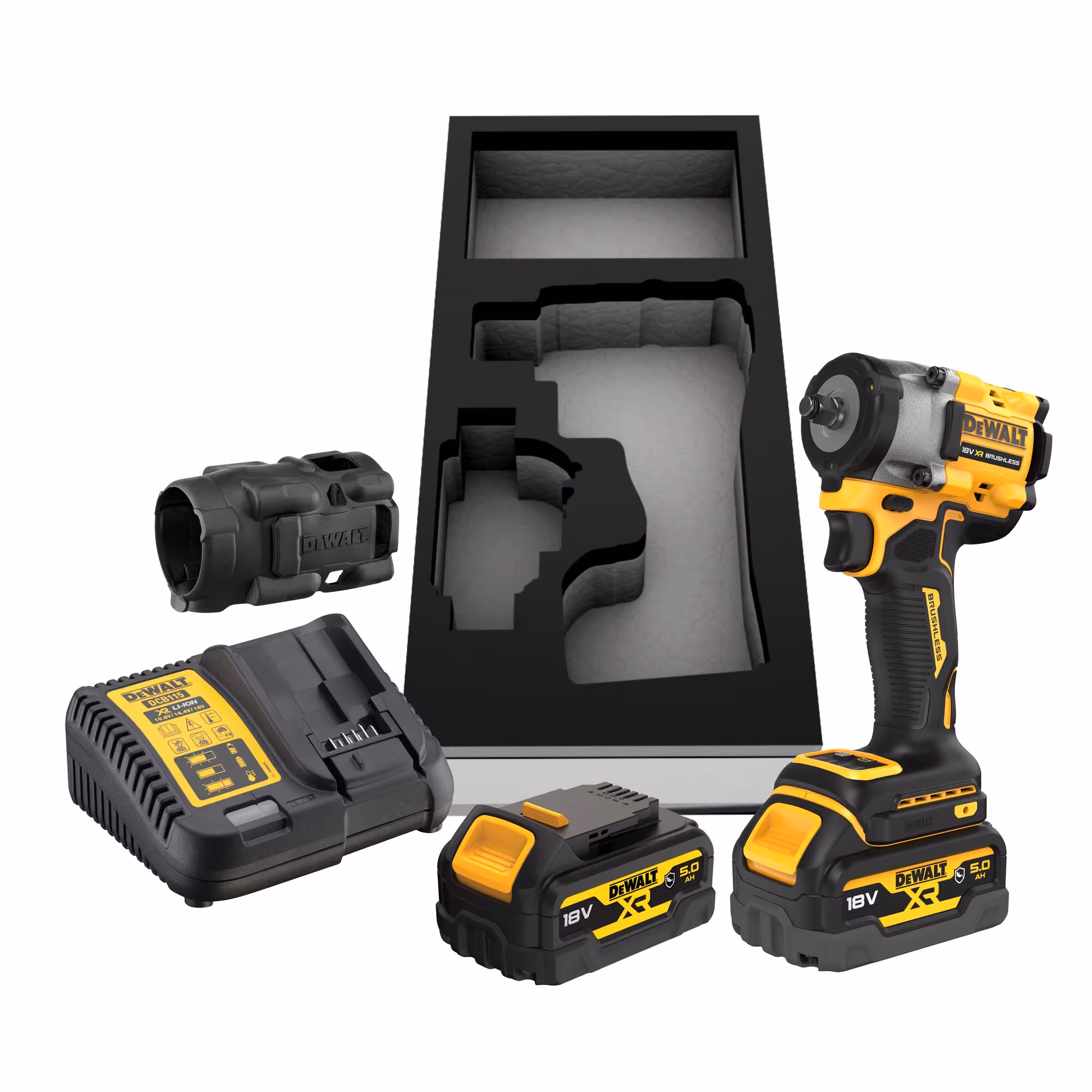 Boulonneuse à chocs 3/8'' Compacte XR 18V 5Ah Li-Ion Brushless 406 Nm - Pack "GFN"