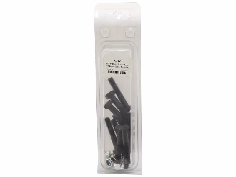 Boulons de sécurité adaptables, M8 x 1.25x45mm (10 pièces Agripak)