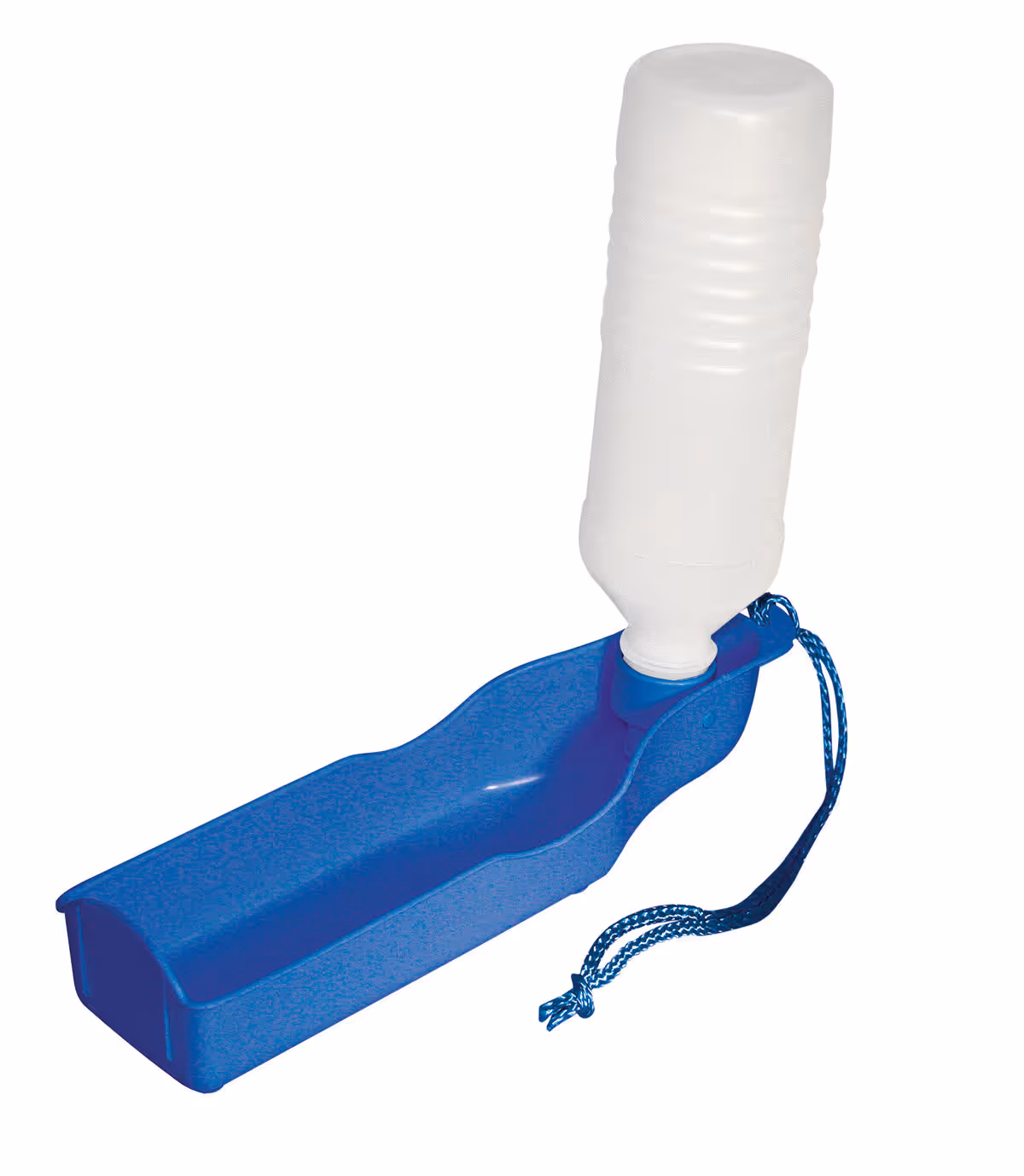 Bouteille de voyage blanc/bleu, 250ml