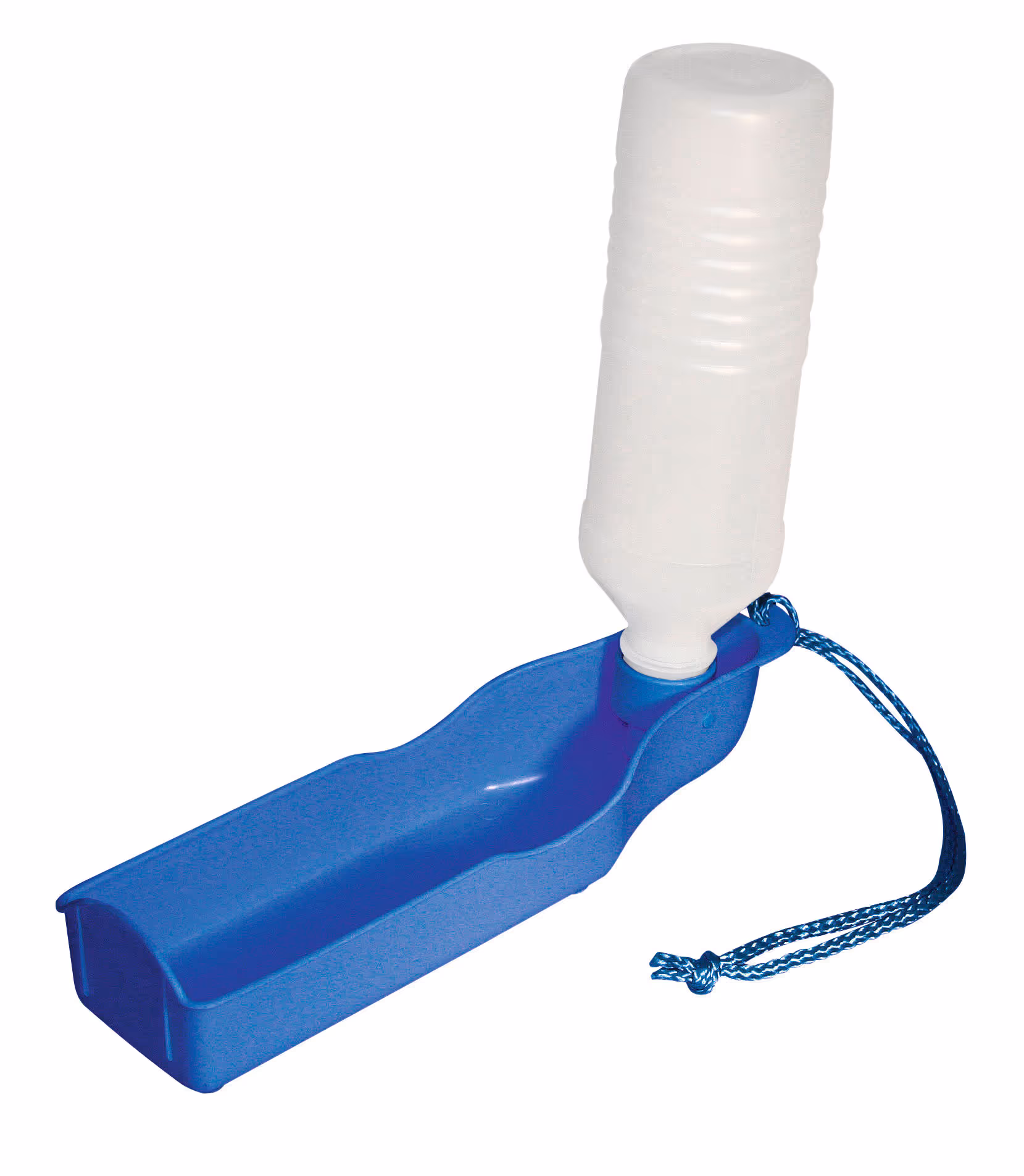 Bouteille de voyage blanc/bleu, 500ml