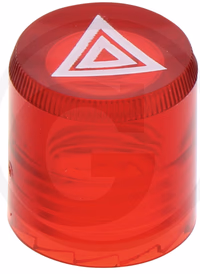 Bouton commutateur feux de détresse