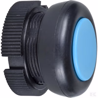 Bouton poussoir bleu(e)