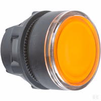 Bouton-poussoir lumineux jaune