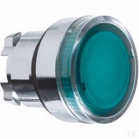 Bouton-poussoir lumineux vert