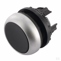 Bouton poussoir noir