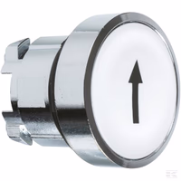 Bouton poussoir vert, fleche