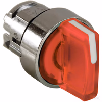 Bouton tourn.lum.rouge I 0 II