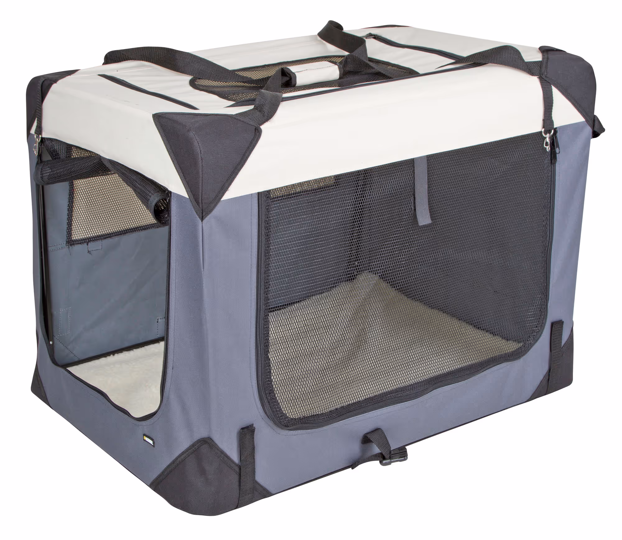 Box de transport Journey 70x52x52cm, gris/beige