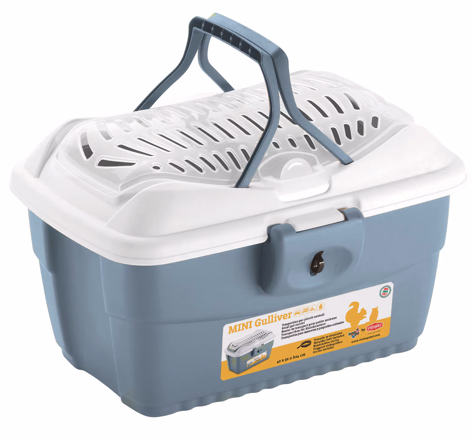 Box de transport Mini Gulliver petits animaux, 40x30x24cm
