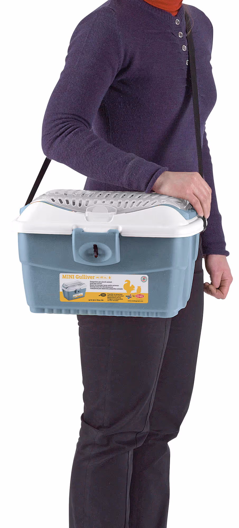 Box de transport Mini Gulliver petits animaux, 40x30x24cm