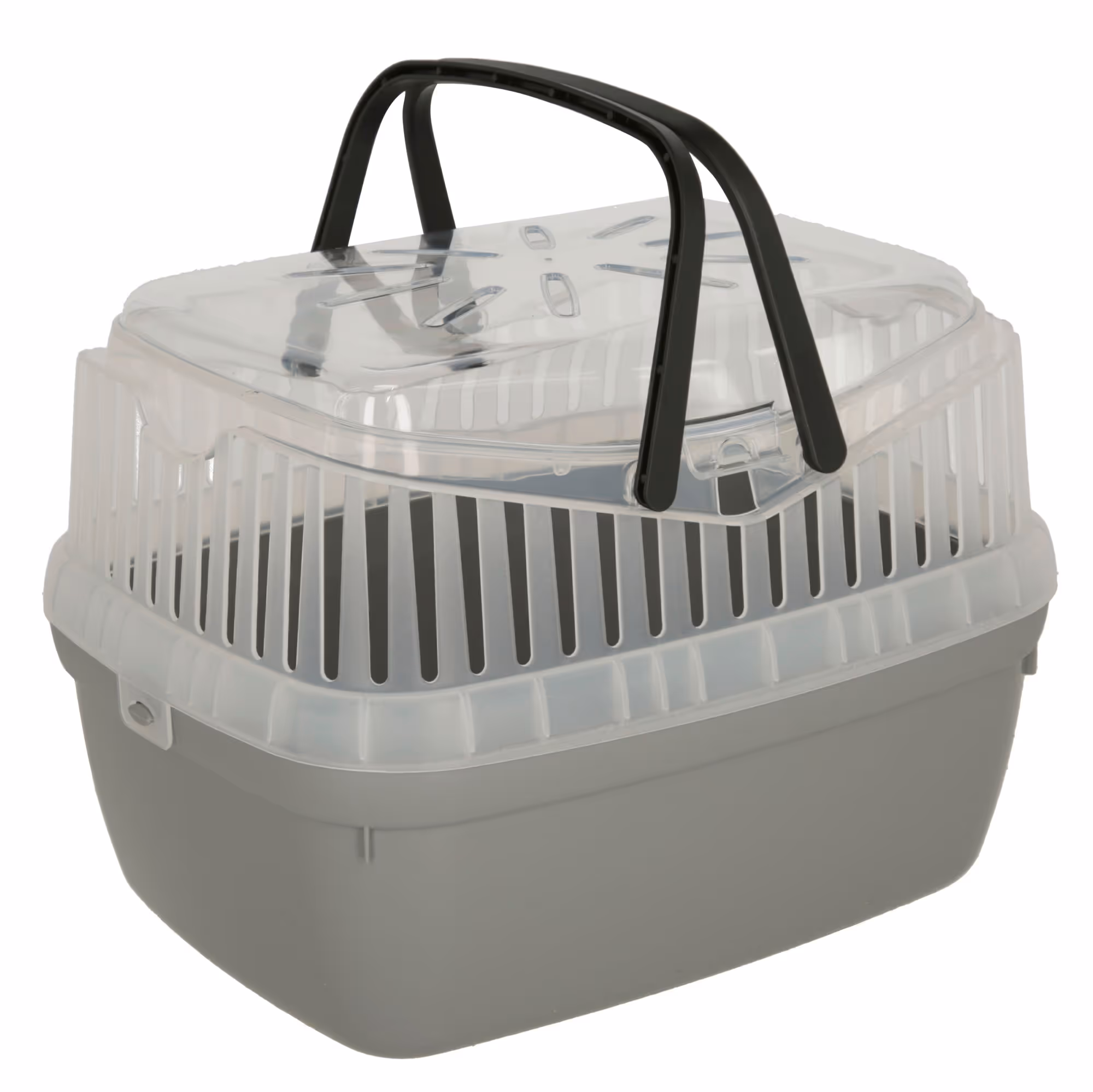 Box de transport Portobello gris/transparent, 30X23X23cm