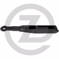 BPW illet d'attelage - droit, avec glissières latérales, - aux normes DIN 74054