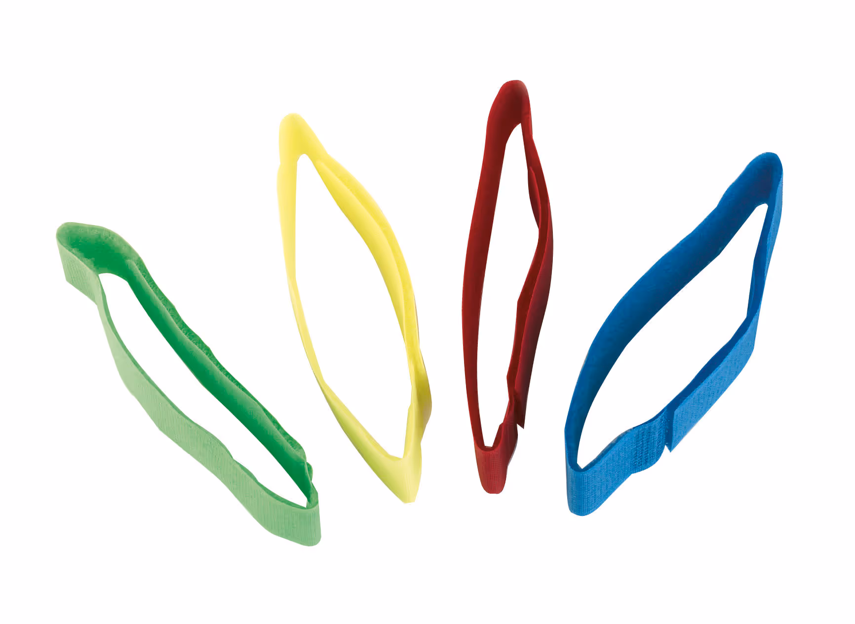 Bracelet velcro fluo assortis 36cm par 10