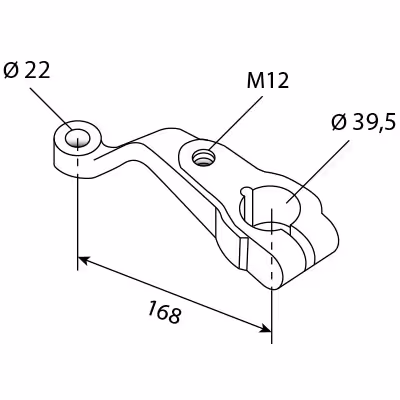 Bras de direction droit 3224268R3 | Case IH