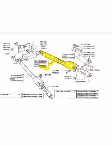 Bras De Levage 5176493 - New Holland