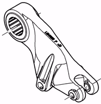 Bras de relevage John Deere L222531 gauche