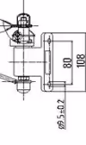 Bras de rétro gauche L550-730mm Smat Nord 