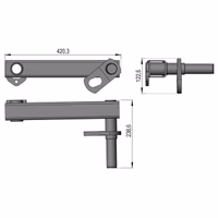 BRAS DE ROUE GAUCHE SIP676071351
