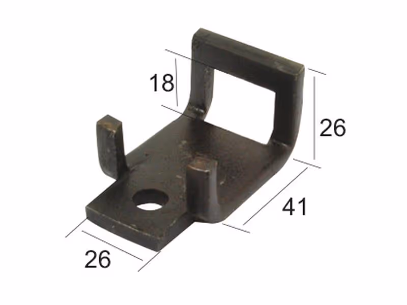 Bride de dent 25x8mm Suitable for 40x10mm