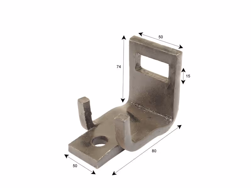 Bride de dent 32x12mm Suitable for 50x50mm