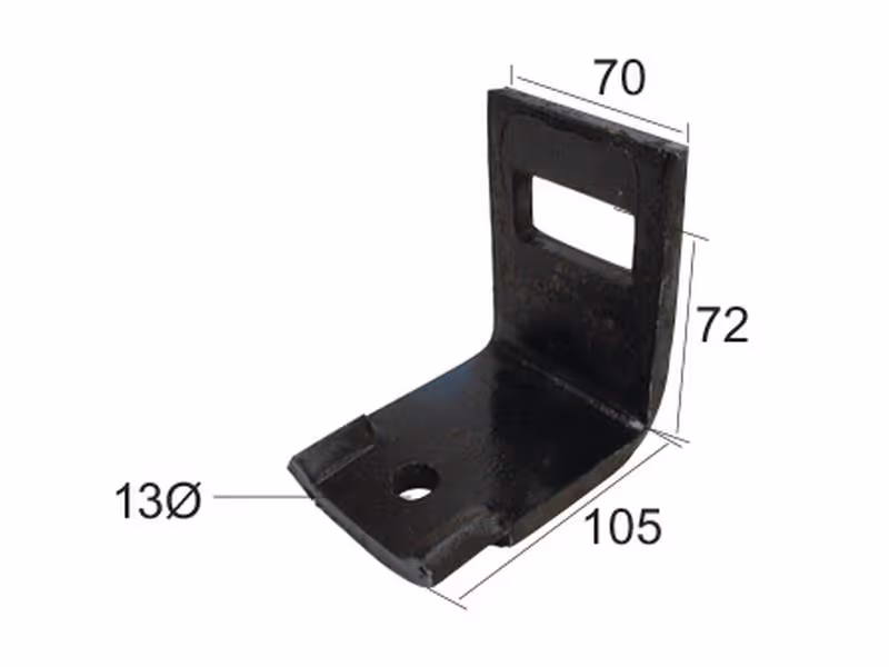 Bride de dent 45x12mm Suitable for 60x60