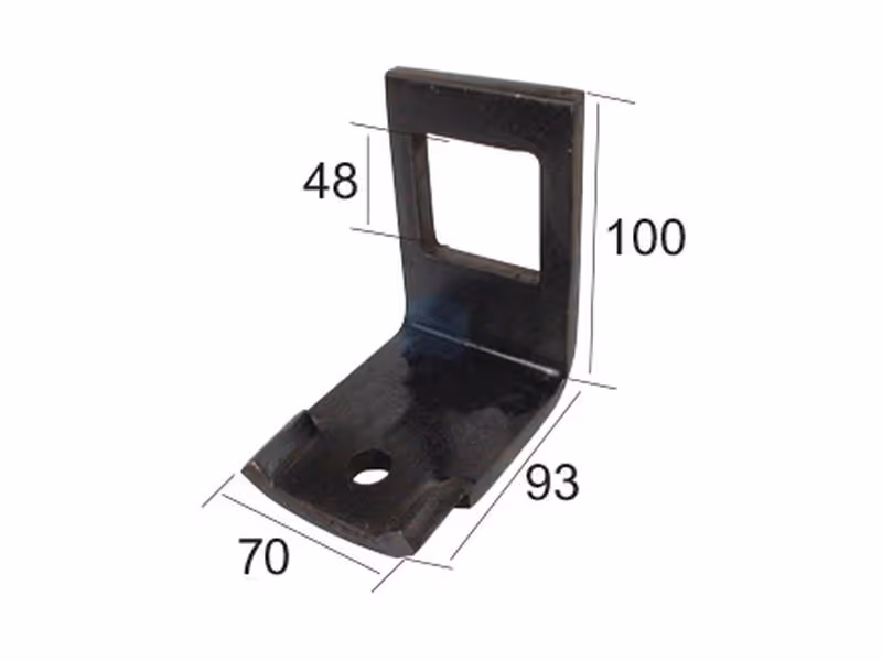 Bride de dent 45x12mm Suitable for 60x60mm