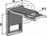 Bride de fixation pour Marsk-Stig 01010159 Adaptable