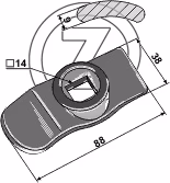 Bride de fixation Rumptstad RS 4311 Adaptable