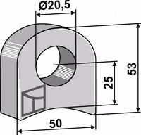 Bride de suppport Adaptable