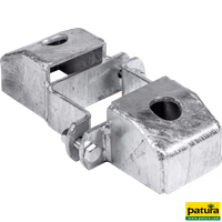 Bride double 90 fixation TS, double verrou