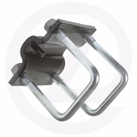 Bride pour dent de cultivateur sur chassis de 100 mm-60 x 166 ea98 ø20 mm