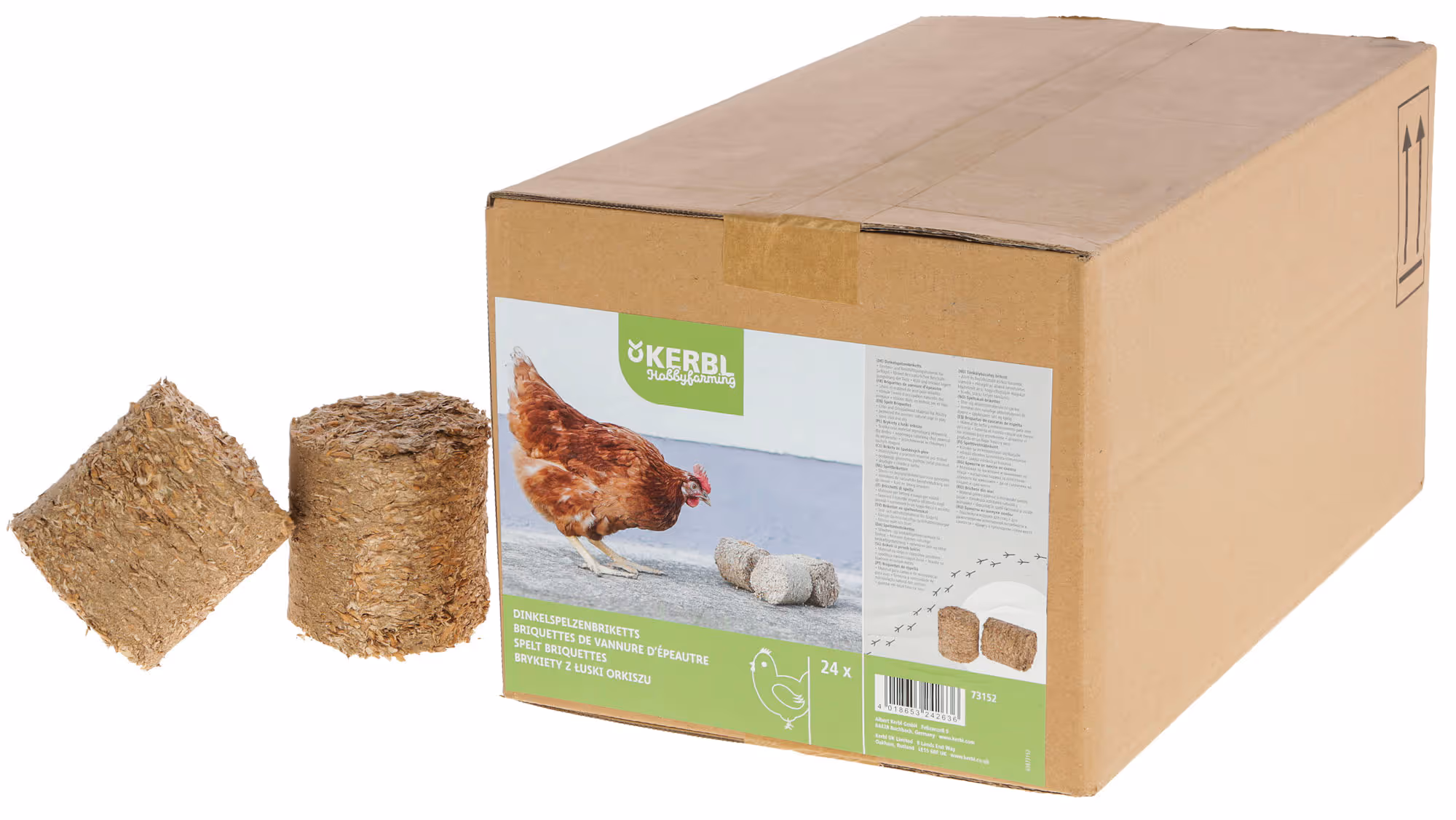 Briquettes vannure d'épeautre display 24pcs