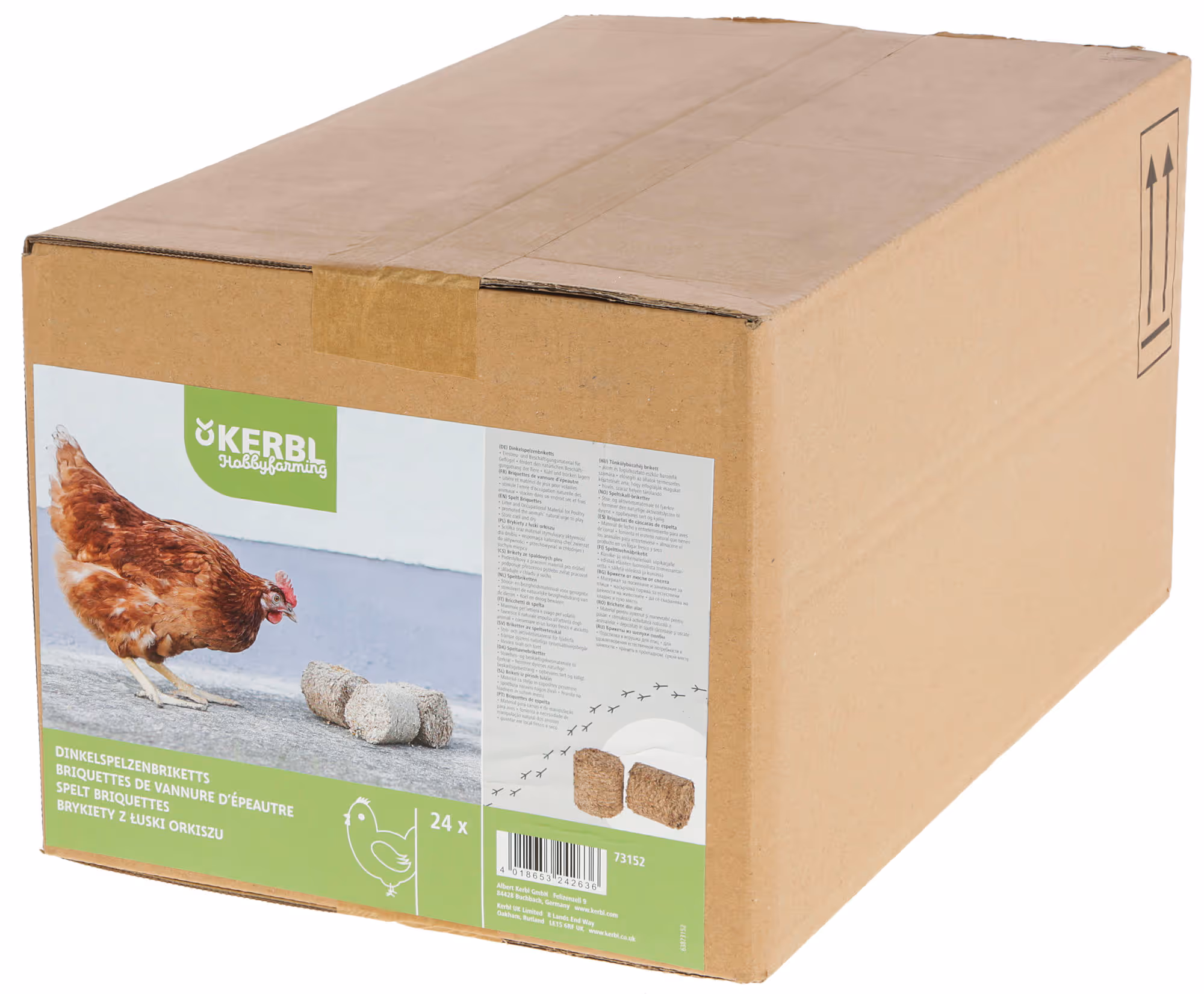 Briquettes vannure d'épeautre display 24pcs