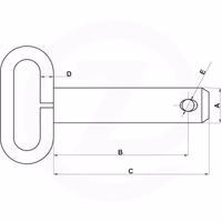 Broche a poignee fixe diam 19