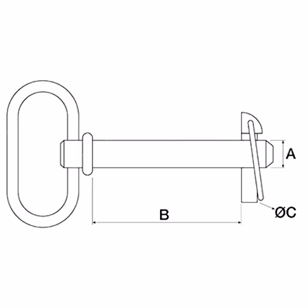 BROCHE A POIGNEE Ø28 L165 m