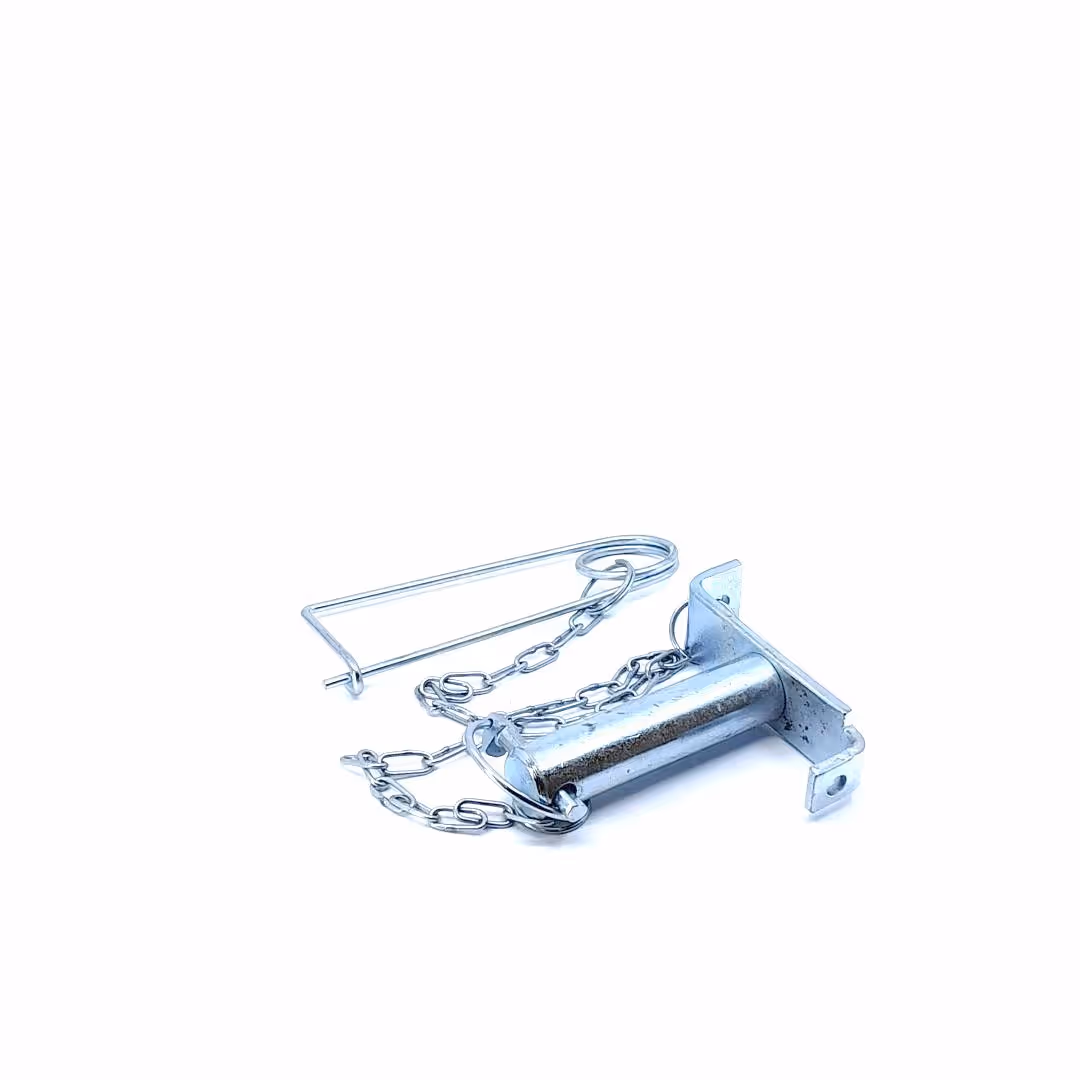 Broche avec chaîne et goupille de sécurité