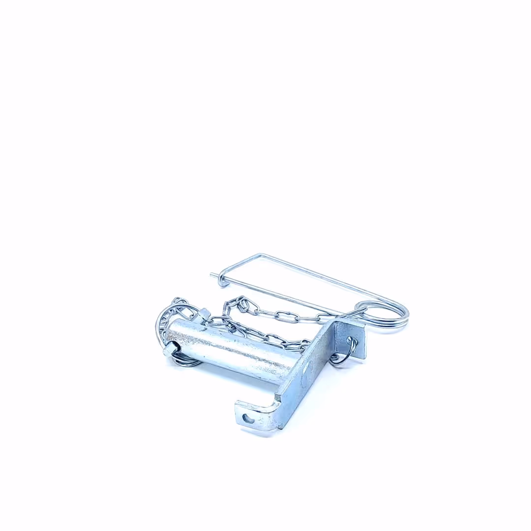 Broche avec chaîne et goupille de sécurité