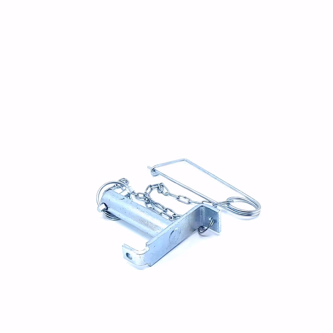 Broche avec chaîne et goupille de sécurité