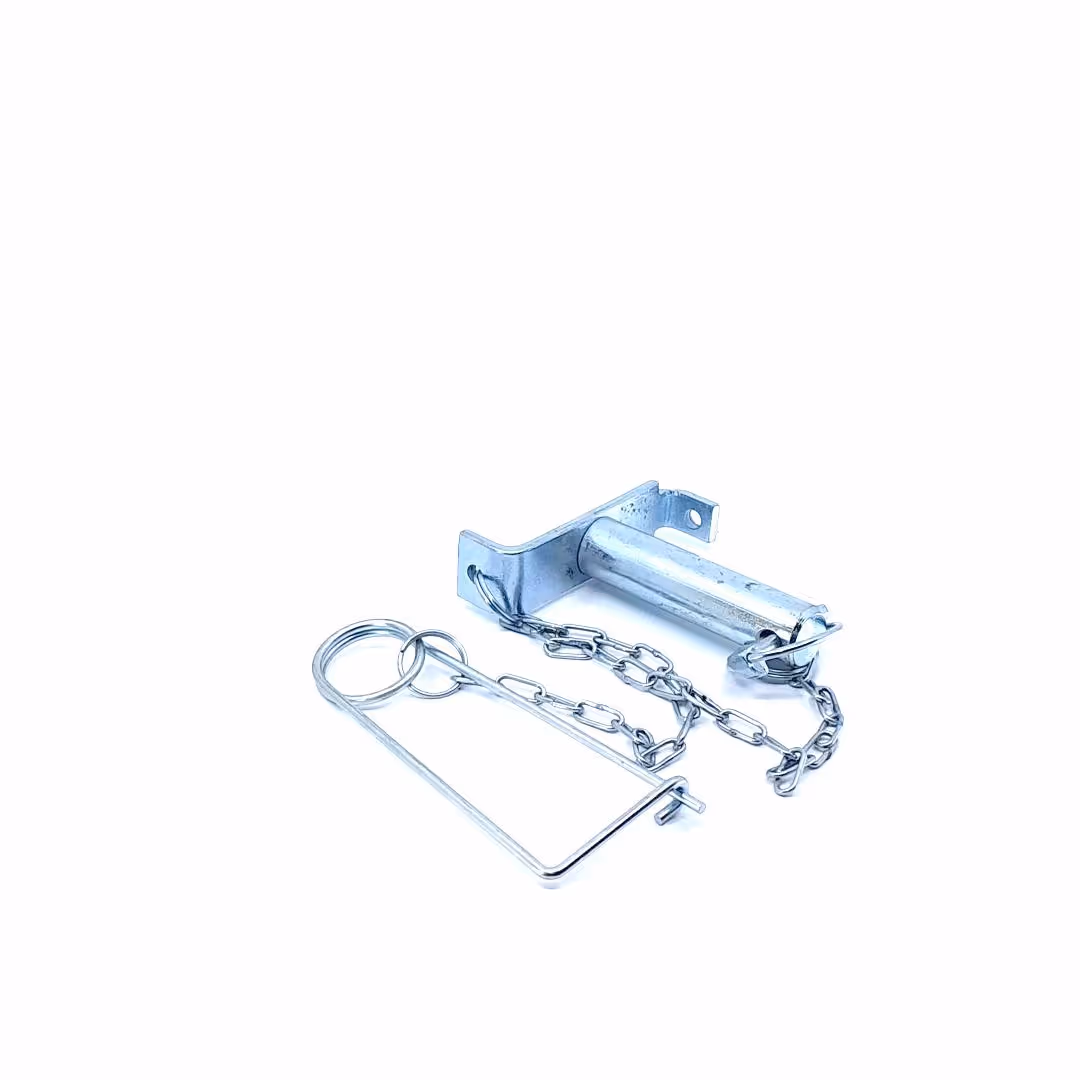 Broche avec chaîne et goupille de sécurité