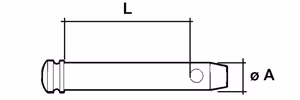 BROCHE SIMPLE 25x95 mm