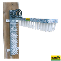 Brosse à bovin statique avec ressort