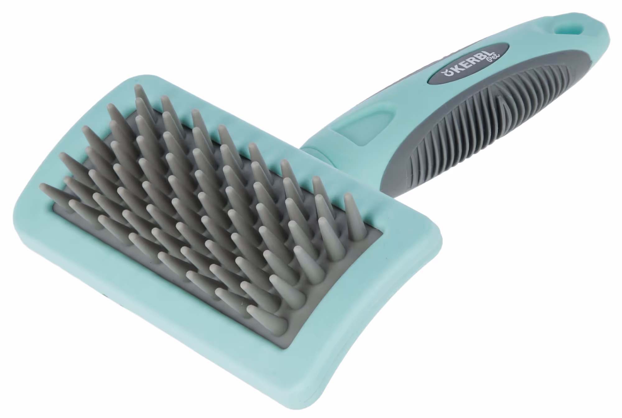 Brosse de massage turquoise/gris, 18X12cm