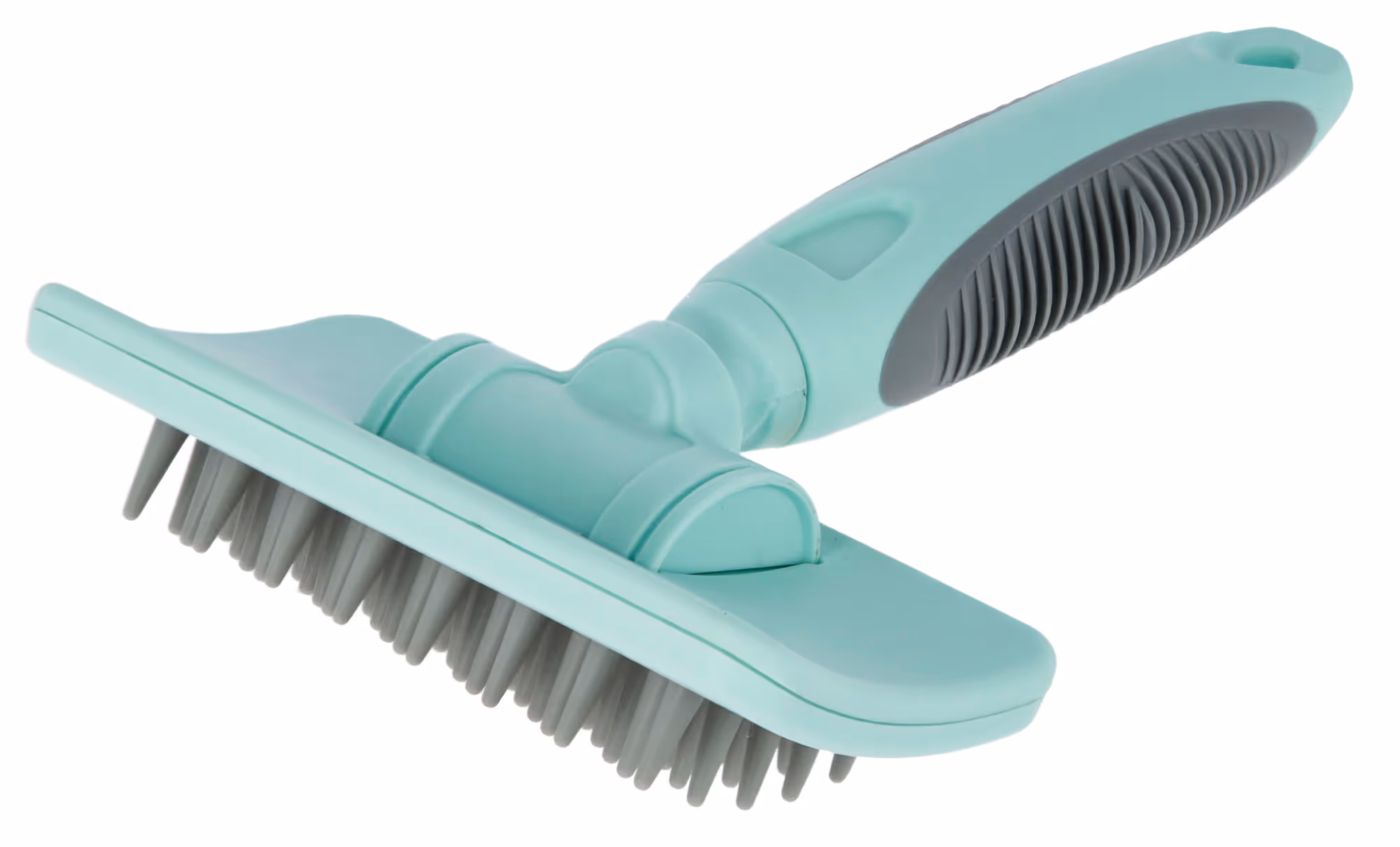 Brosse de massage turquoise/gris, 18X12cm