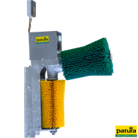 Brosse électrique double, pour bétail