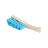 Brosse manche bois fibres dures bleues 255x75mm