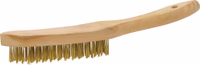 BROSSE MANUELLE MANCHE BOIS INCURVE FIL 0.30 LAITON DROIT