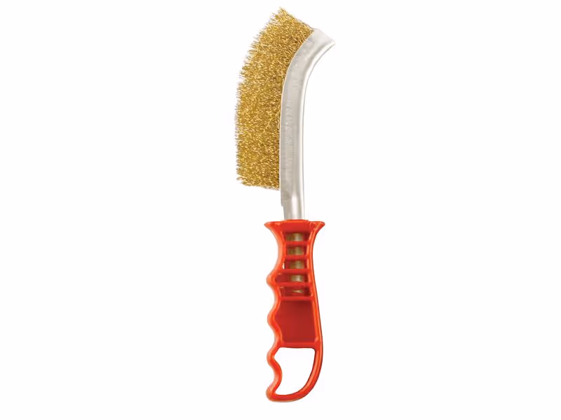 Brosse métallique - Poignée en plastique - Boîte au détail (24 pièces)