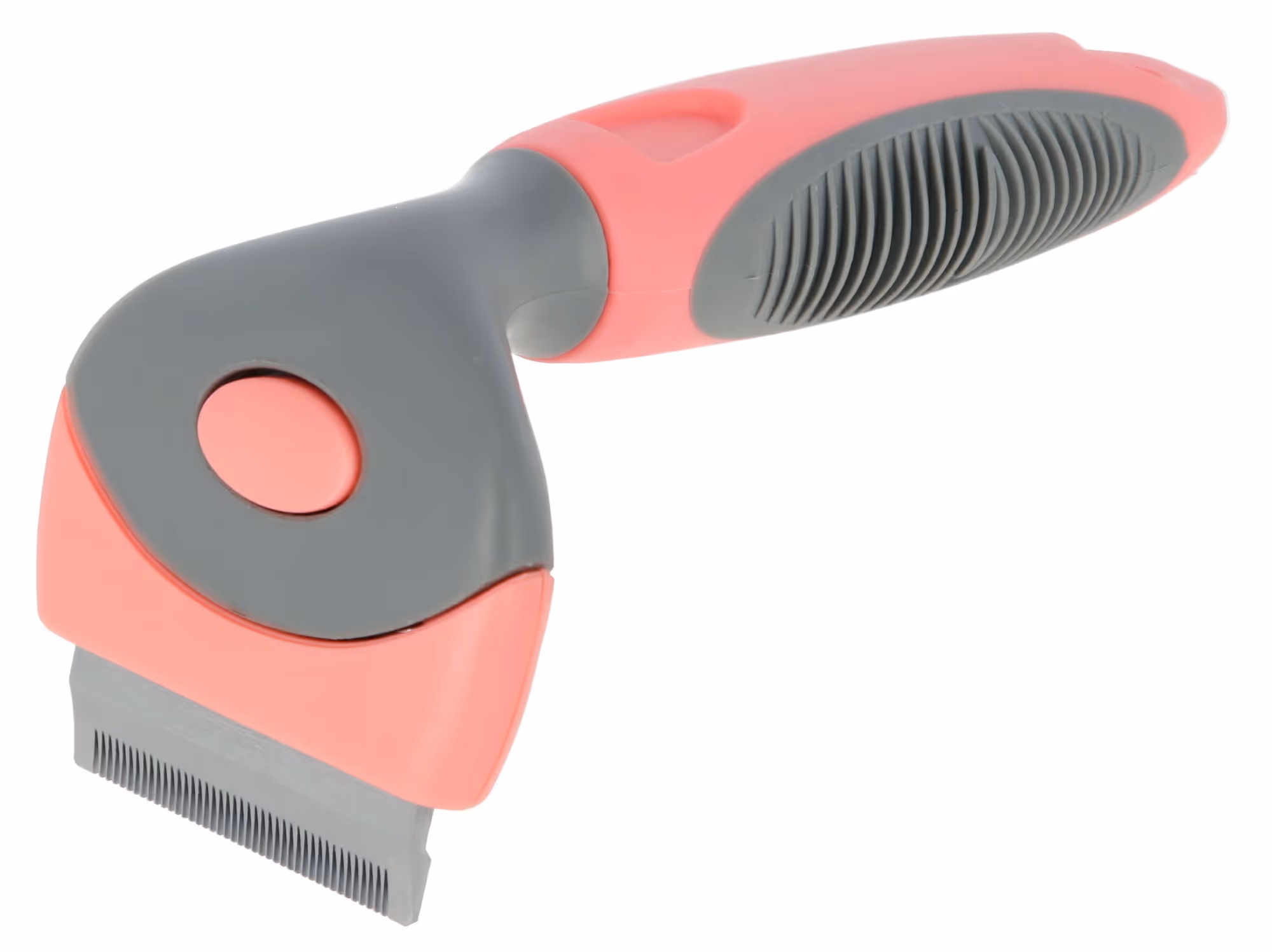 Brosse pour pelage corail/gris, 15x4,5cm