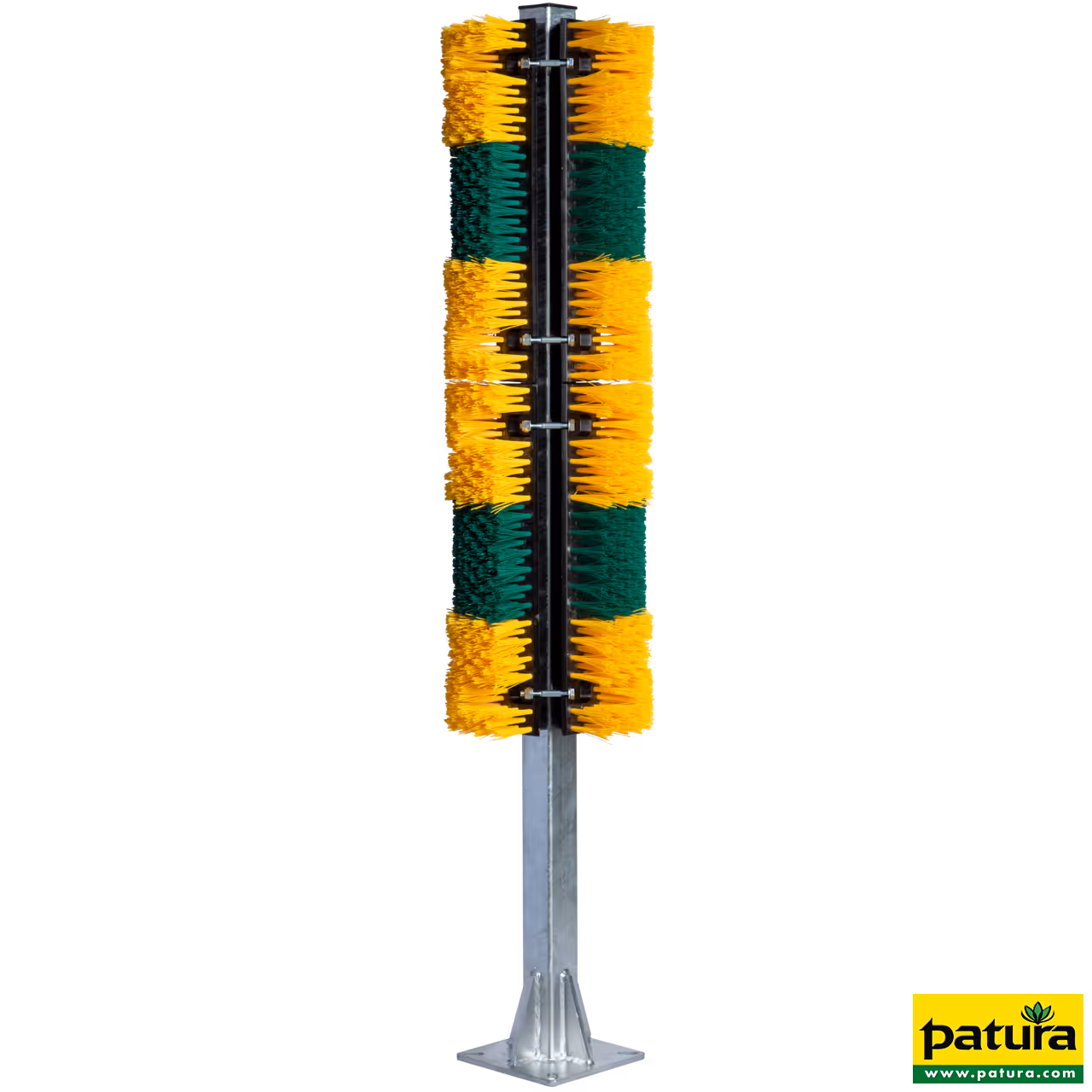 Brosse sur poteau Midi 100 x30 cm Hauteur 1,50 m, sur platine Galvanisé