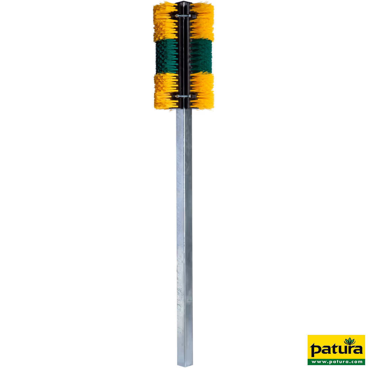 Brosse sur poteau Midi 50 x 30 cm Poteau 60x60x3 mm inclus, 1,80 m, à sceller, galvanisé